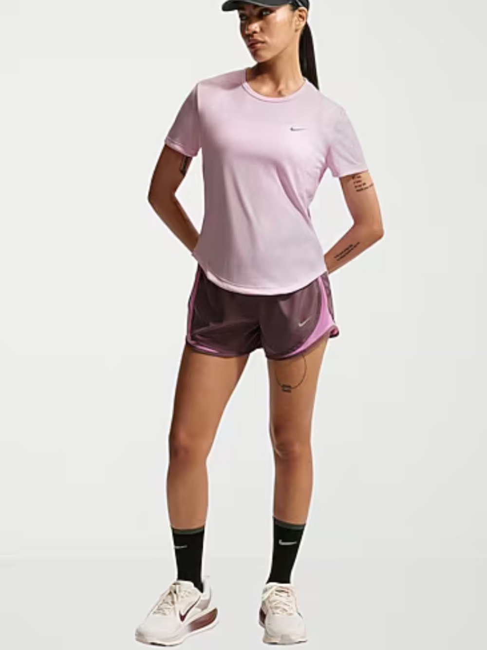 Nike Tempo Dri Fit Mid Rise Shorts